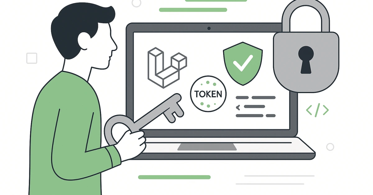 How to Set Up Laravel API Authentication with Sanctum (2025 Guide) – cover image