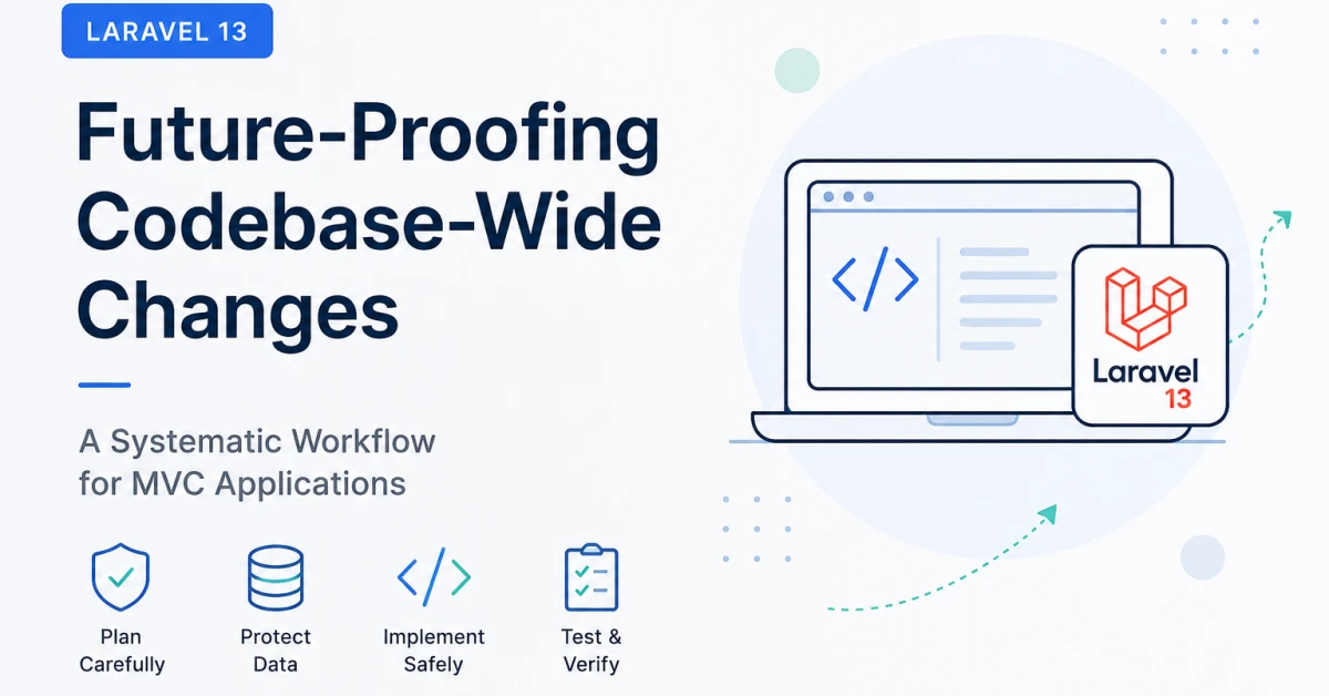 Future-Proofing Codebase-Wide Changes in Laravel 13: A Systematic Workflow for MVC Applications