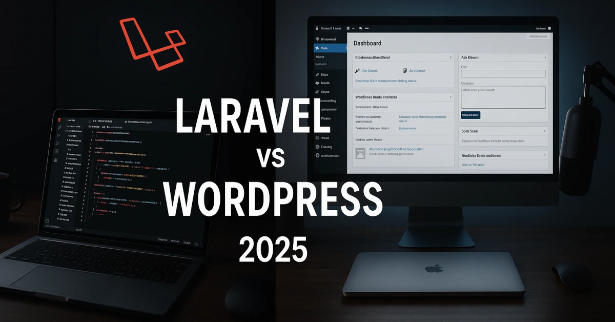 Laravel vs WordPress (2025): Which One Is Better for Your Website? – cover image