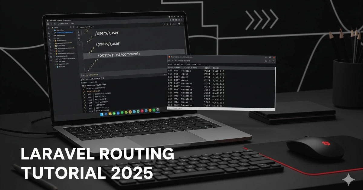 Laravel Routing Tutorial for Beginners (2025) – Complete Step-by-Step Guide – cover image